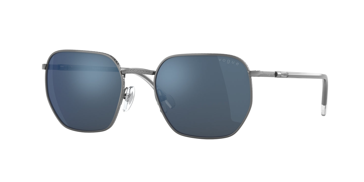 Vogue VO4257S Irregular Sunglasses 548/55-Gunmetal 52-145-19 - Color Map Grey
