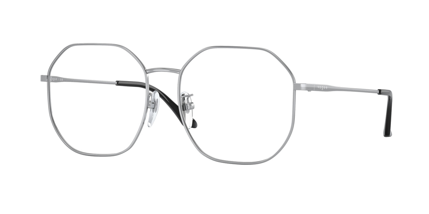 Vogue VO4260D Irregular Eyeglasses 323-Silver 54-145-16 - Color Map Silver
