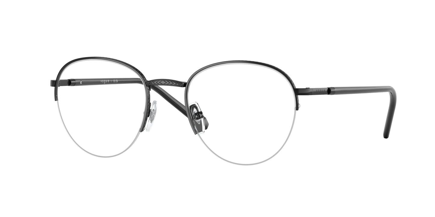 Vogue VO4263 Pilot Eyeglasses 352-Black 50-145-20 - Color Map Black