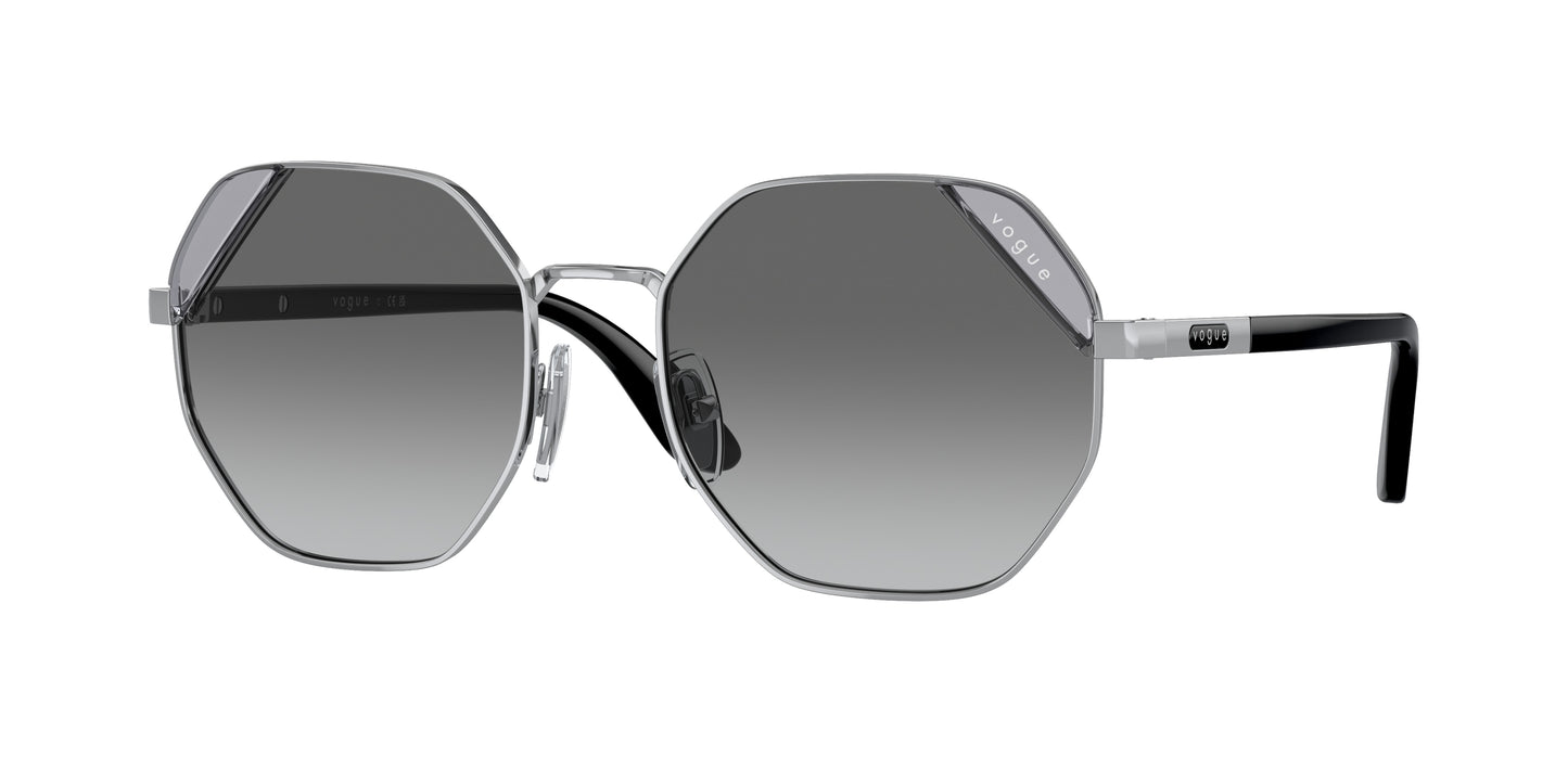 Vogue VO4268S Irregular Sunglasses 323/11-Silver 55-140-18 - Color Map Silver