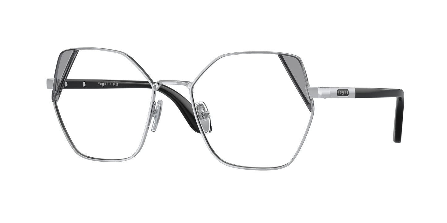 Vogue VO4270 Irregular Eyeglasses 323-Silver 52-140-18 - Color Map Silver