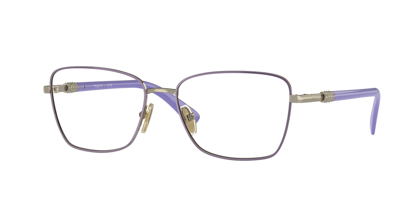 Vogue VO4271B Butterfly Eyeglasses 5140-Top Violet/Pale Gold 52-135-16 - Color Map Violet