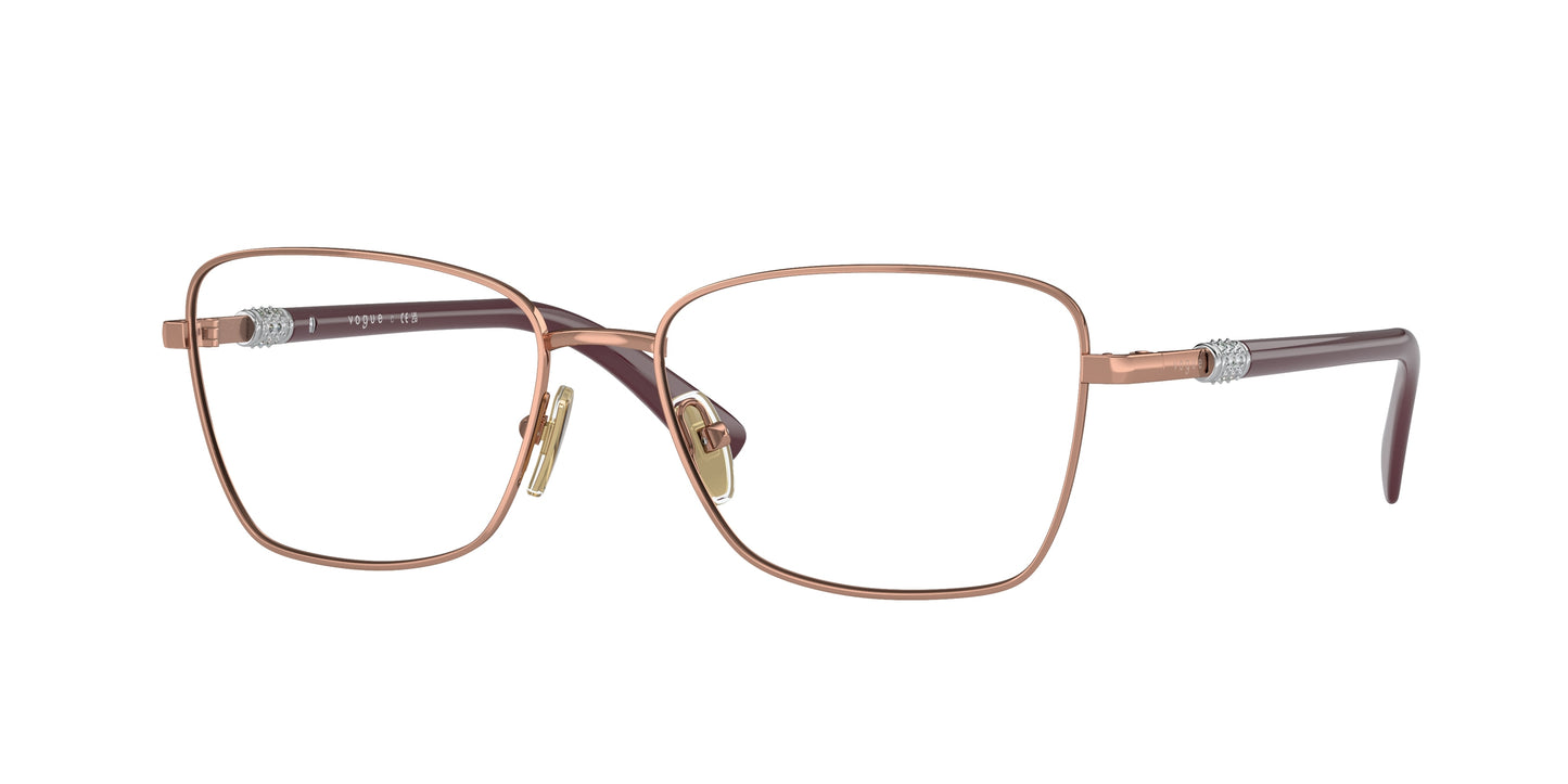 Vogue VO4271B Butterfly Eyeglasses 5152-Rose Gold 54-135-16 - Color Map Gold