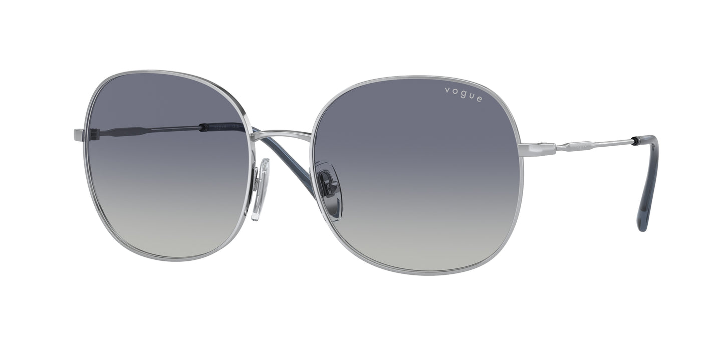 Vogue VO4272S Round Sunglasses 323/4L-Silver 57-135-18 - Color Map Silver