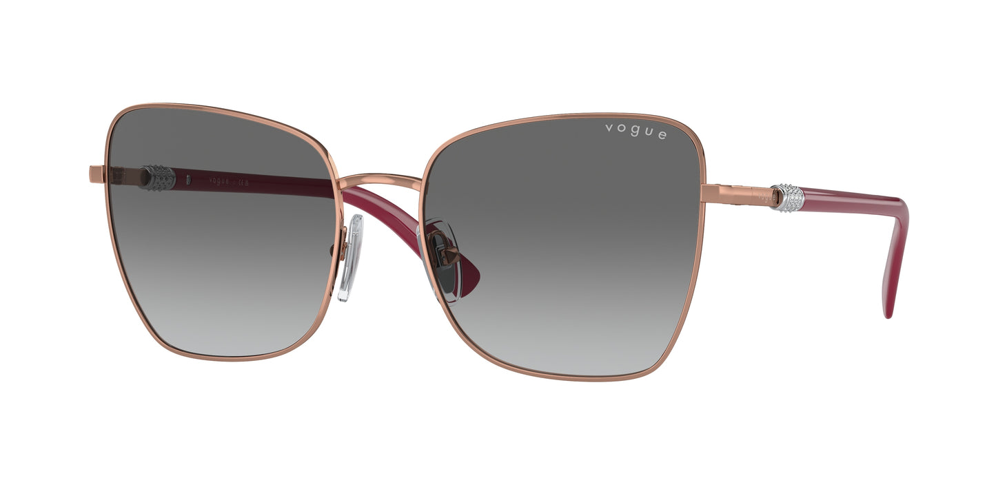 Vogue VO4277SB Butterfly Sunglasses 515211-Rose Gold 56-140-18 - Color Map Gold