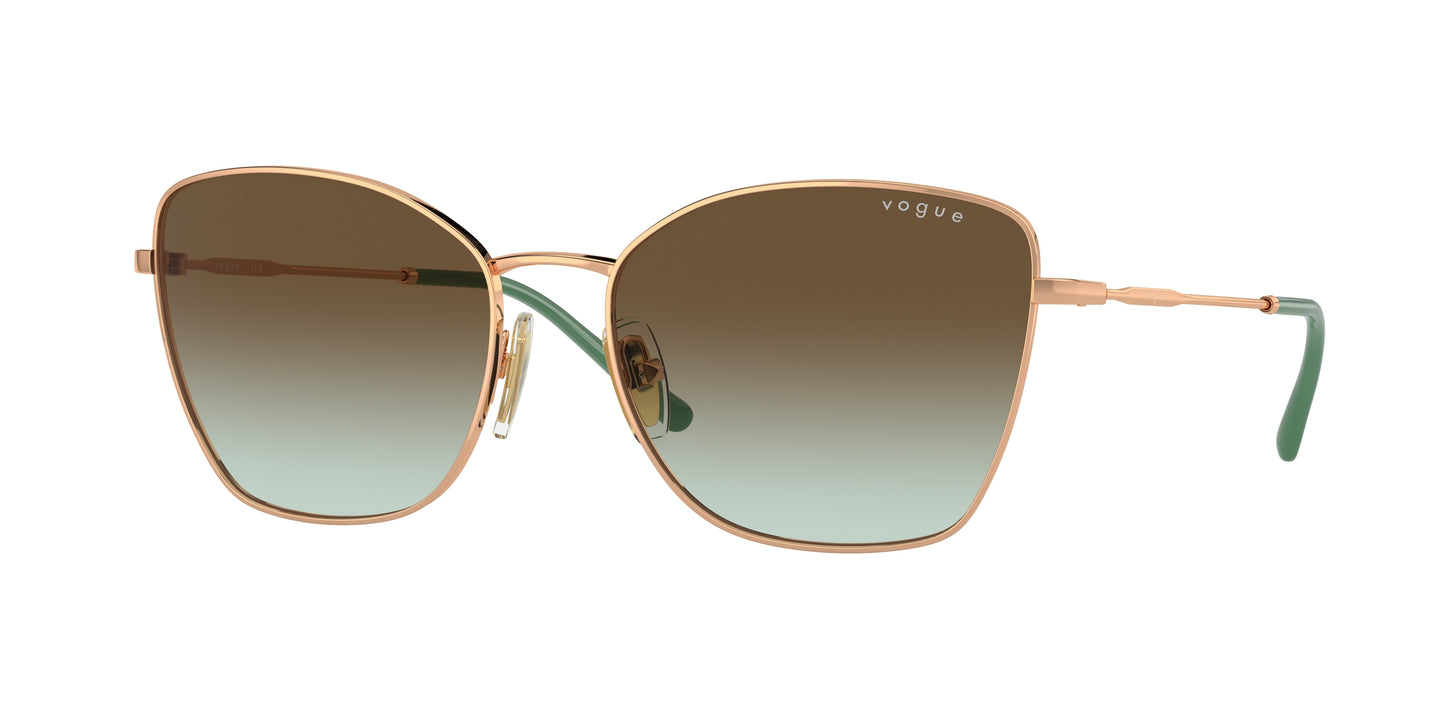 Vogue VO4279S Butterfly Sunglasses 5152E8-Rose Gold 58-140-17 - Color Map Gold