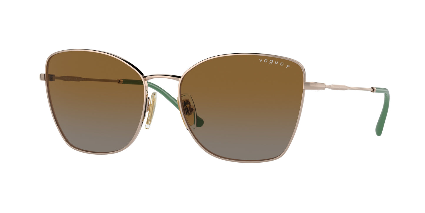 Vogue VO4279S Butterfly Sunglasses 5186T5-Light Brown 58-140-17 - Color Map Brown