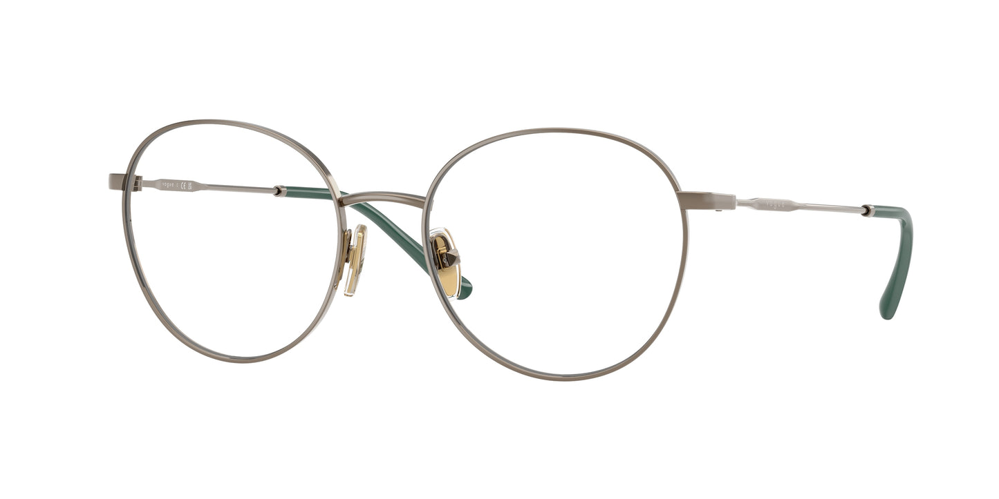 Vogue VO4280 Phantos Eyeglasses 5138-Light Brown 52-140-18 - Color Map Brown