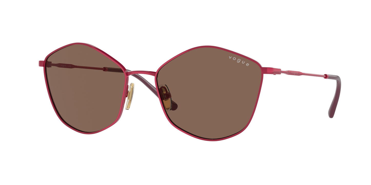 Vogue VO4282S Irregular Sunglasses 514573-Fuchsia 56-140-17 - Color Map Pink