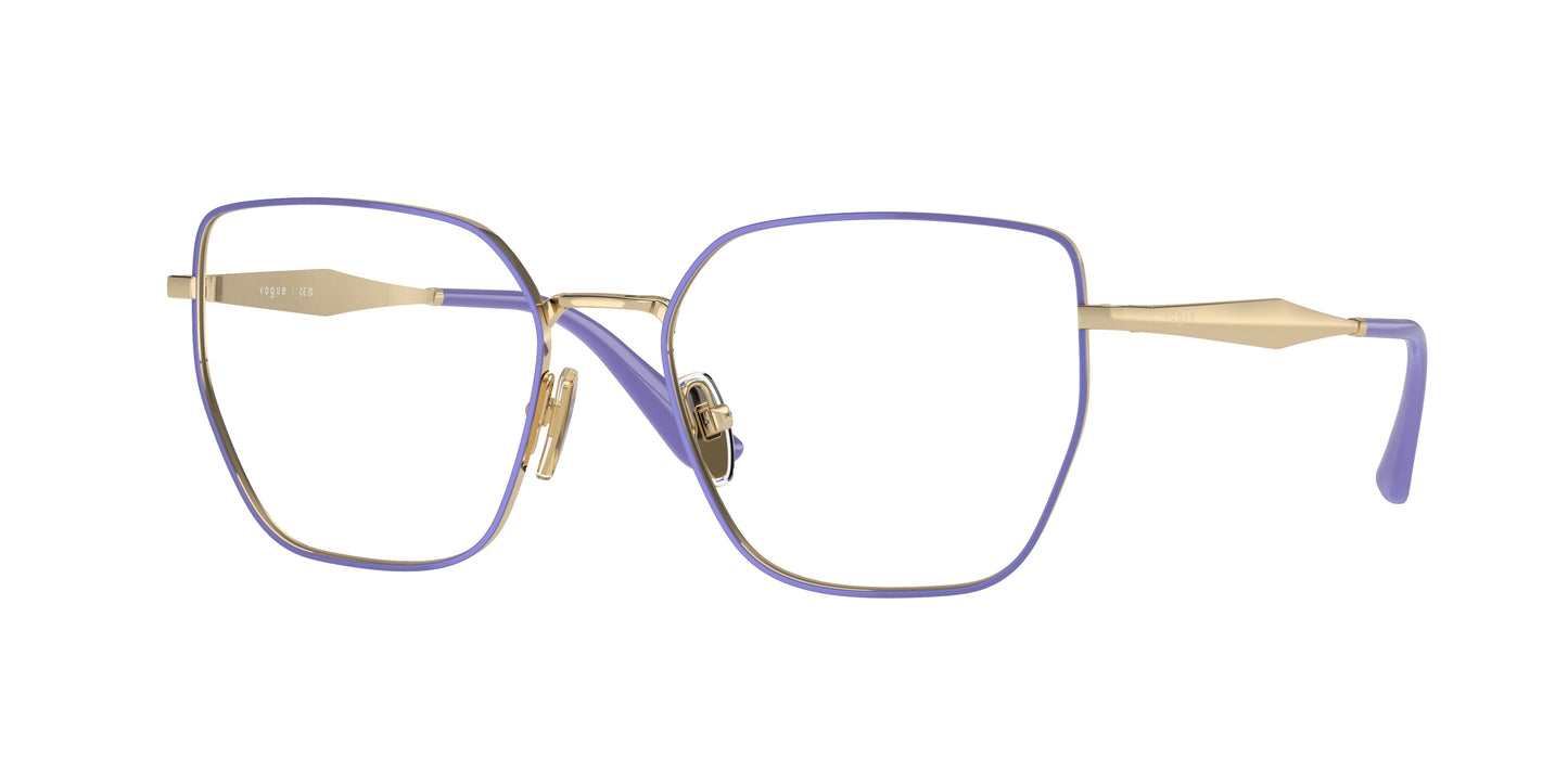 Vogue VO4283 Irregular Eyeglasses 5184-Top Wisteria/Pale Gold 53-140-17 - Color Map Violet