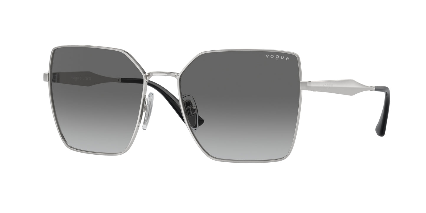 Vogue VO4284S Square Sunglasses 323/11-Silver 56-140-17 - Color Map Silver