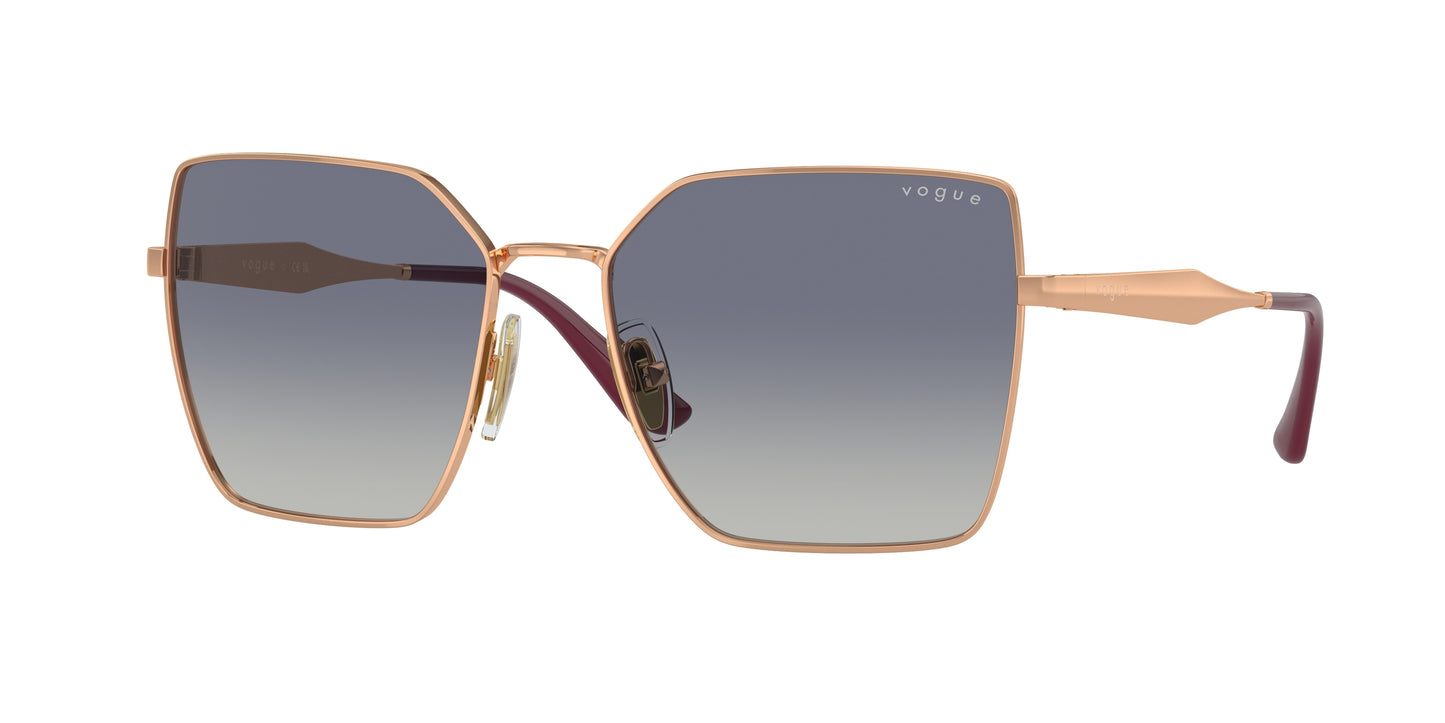 Vogue VO4284S Square Sunglasses 51524L-Rose Gold 56-140-17 - Color Map Gold