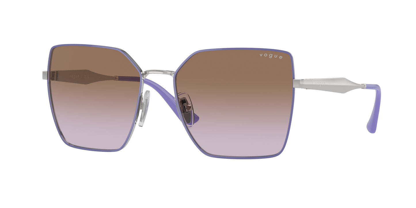 Vogue VO4284S Square Sunglasses 518368-Top Wisteria/Silver 56-140-17 - Color Map Violet