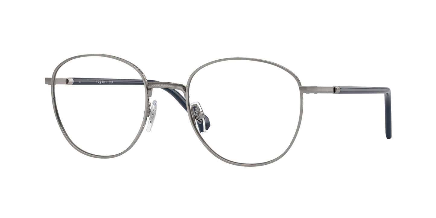Vogue VO4291 Phantos Eyeglasses 548-Gunmetal 52-145-20 - Color Map Grey