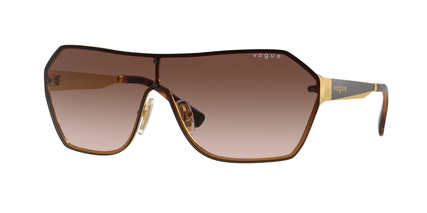 Vogue VO4302S Irregular Sunglasses 280/13-Gold 41-130-141 - Color Map Gold