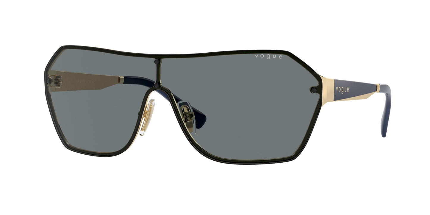 Vogue VO4302S Irregular Sunglasses 848/80-Pale Gold 41-130-141 - Color Map Gold
