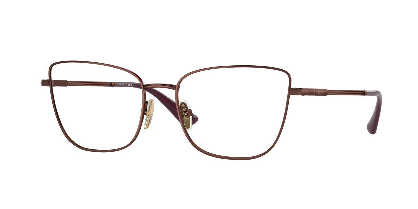 Vogue VO4307 Butterfly Eyeglasses 5074-Copper/Top Bordeaux 54-140-17 - Color Map Copper