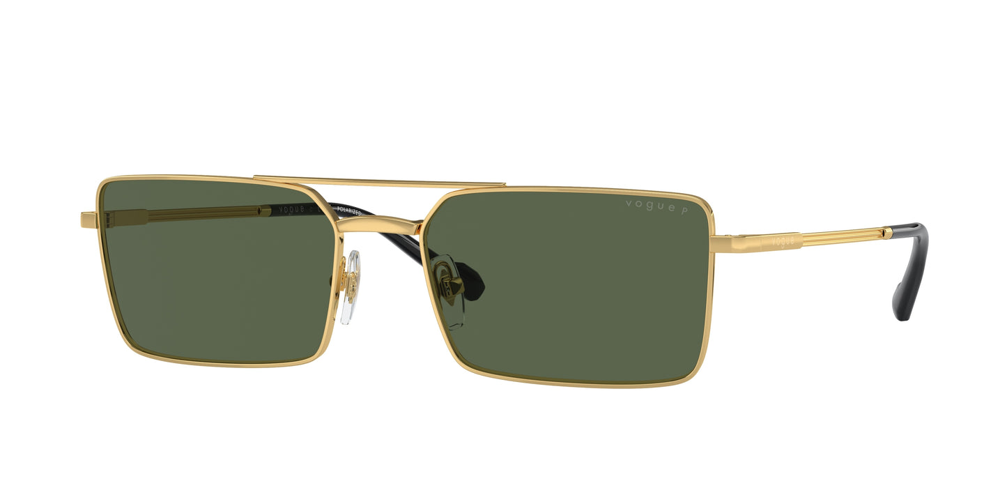 Vogue VO4309S Rectangle Sunglasses 280/9A-Gold 57-145-18 - Color Map Gold