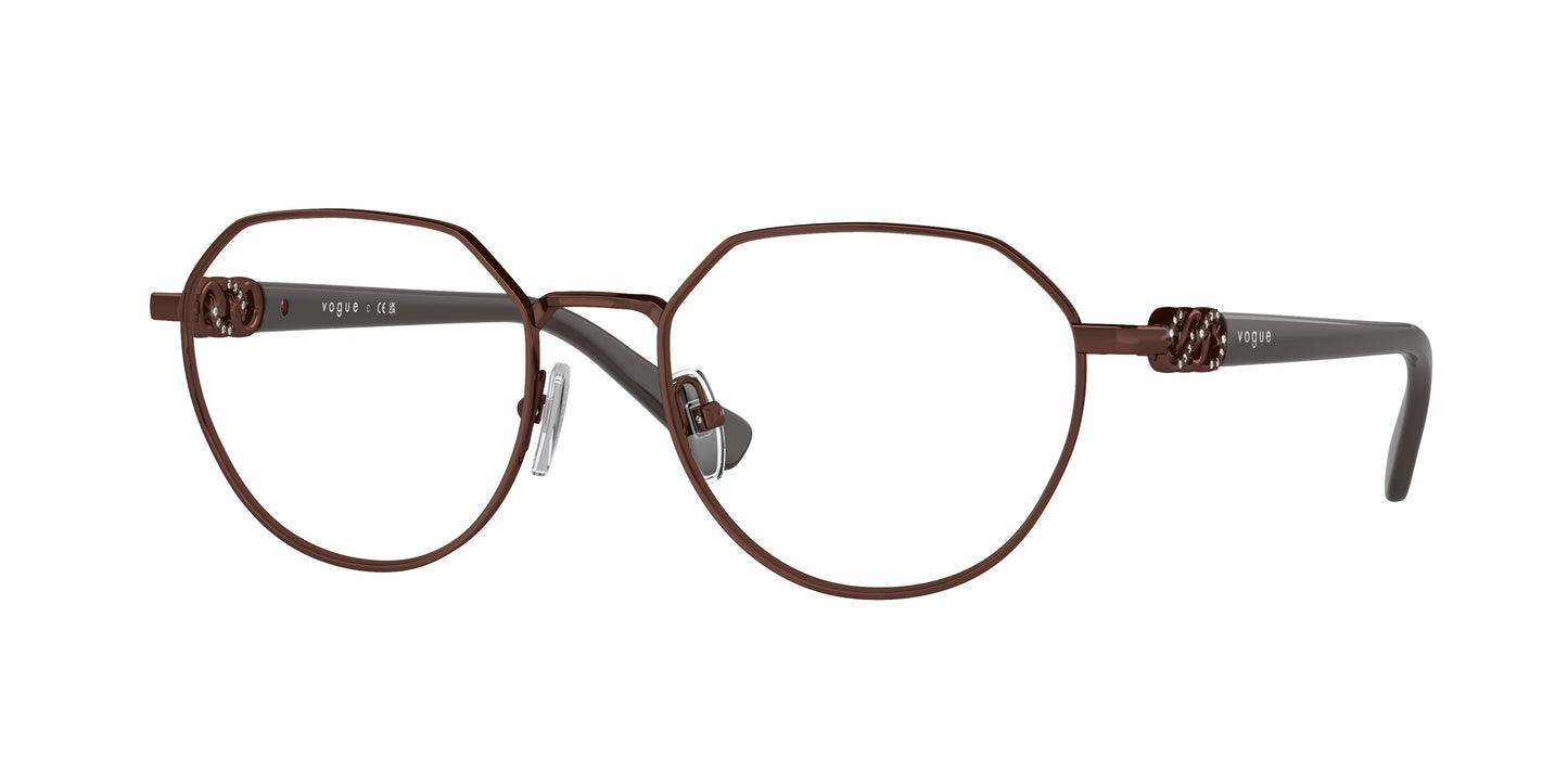 Vogue VO4311B Irregular Eyeglasses 5074-Copper 53-140-18 - Color Map Copper