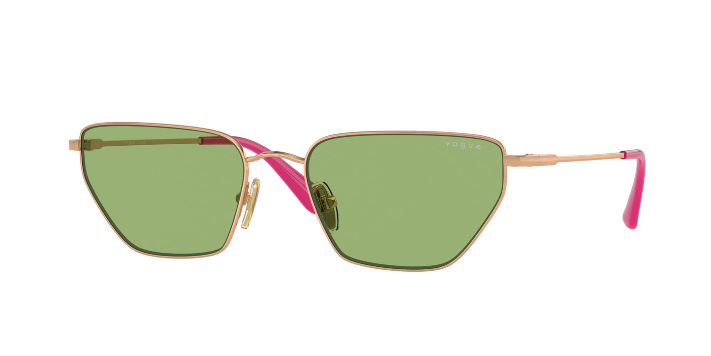Vogue VO4316S Irregular Sunglasses 5152/2-Rose Gold 56-135-18 - Color Map Gold