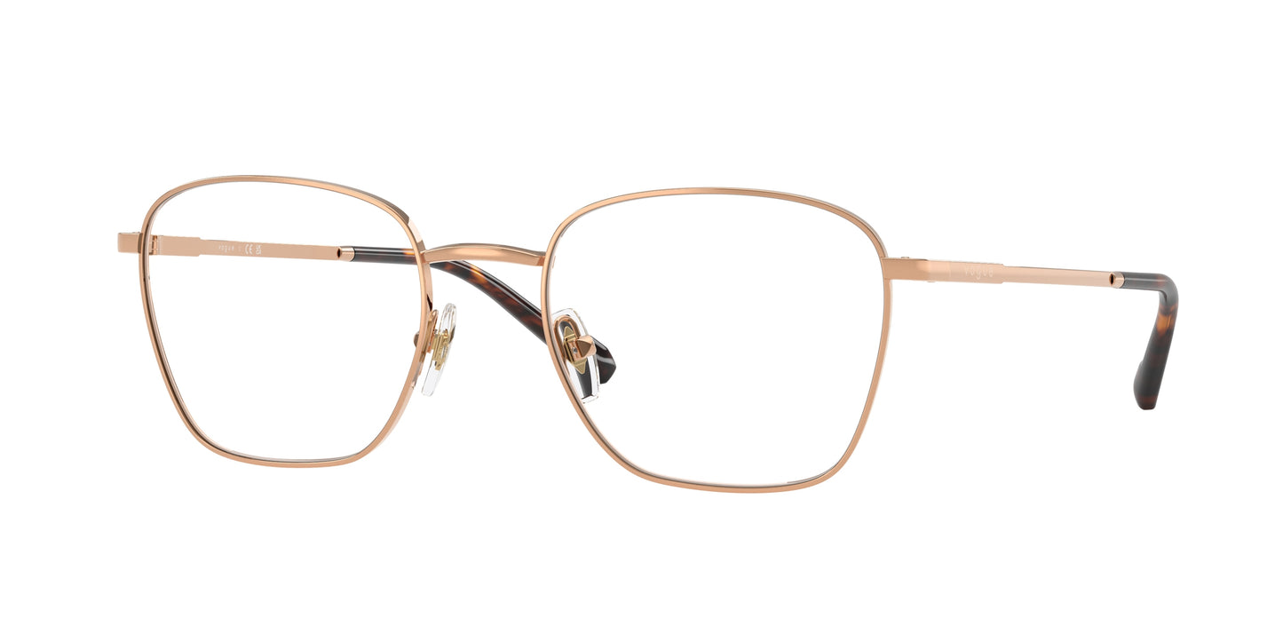 Vogue VO4321 Pillow Eyeglasses 5152-Rose Gold 53-145-20 - Color Map Gold