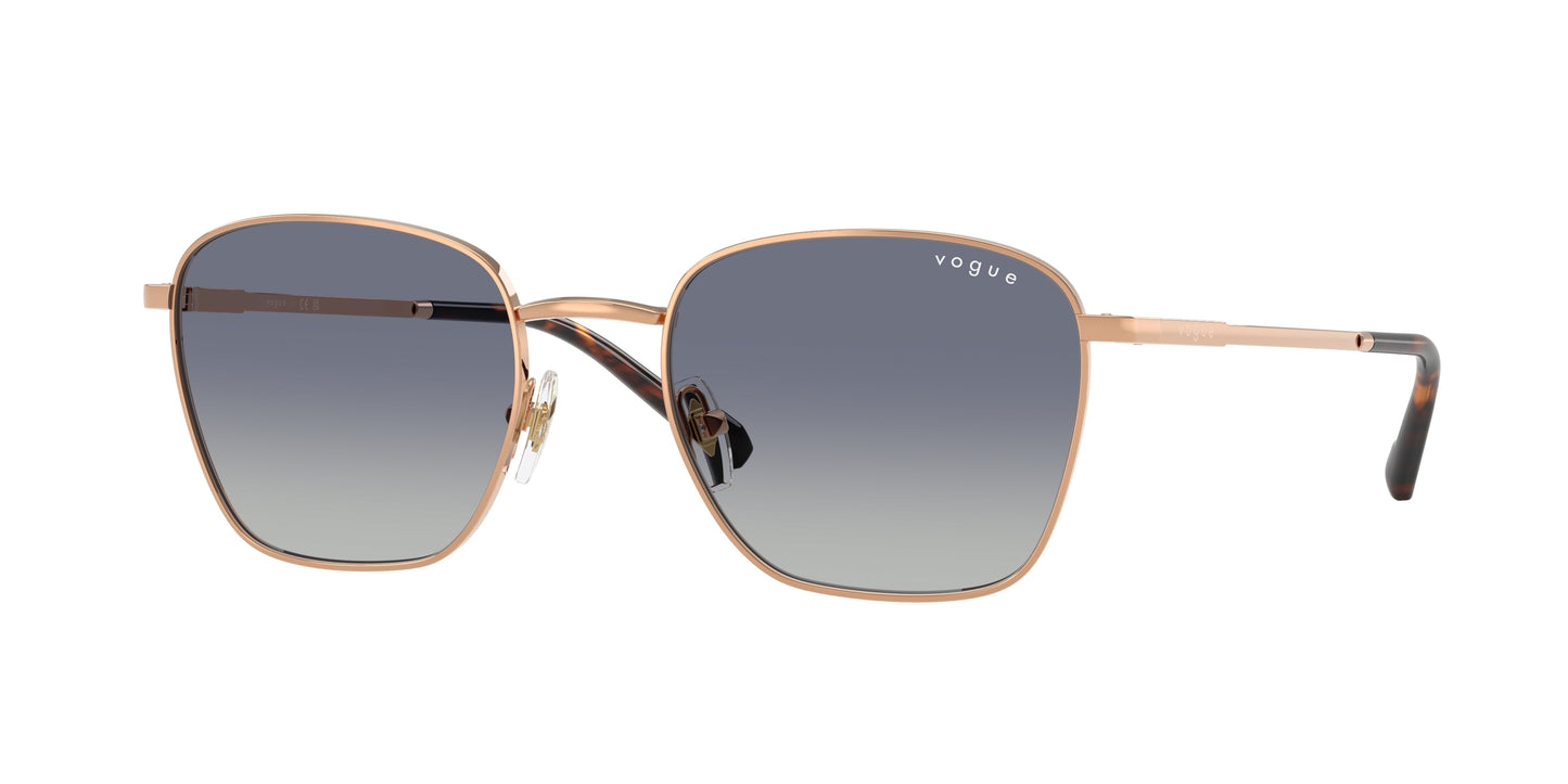 Vogue VO4322S Pillow Sunglasses 51524L-Rose Gold 53-145-20 - Color Map Gold
