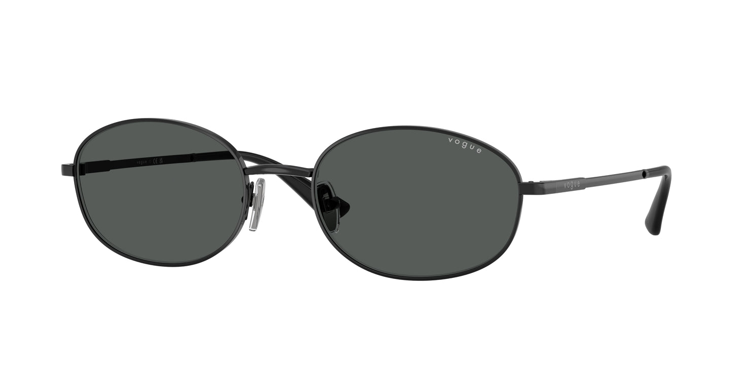 Vogue VO4323S Oval Sunglasses 352/87-Black 56-140-20 - Color Map Black