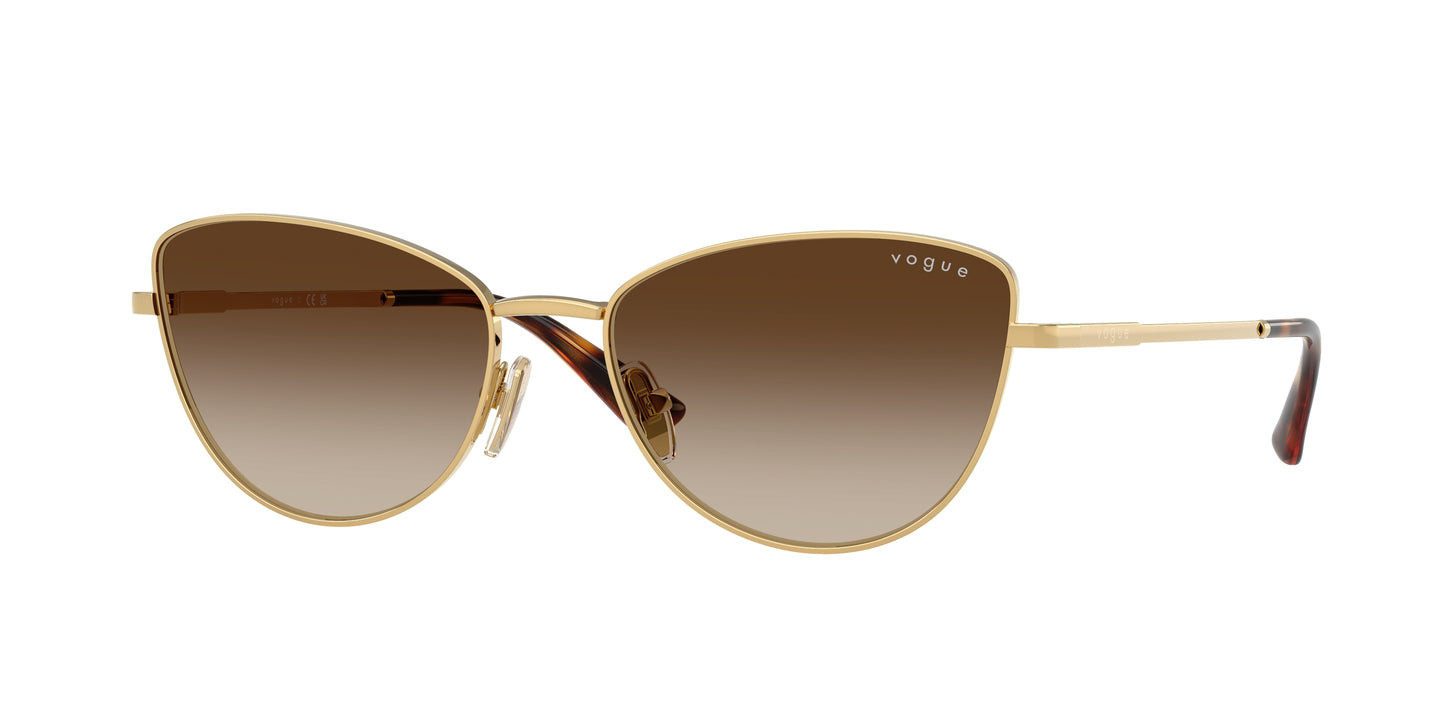 Vogue VO4324S Butterfly Sunglasses 280/13-Gold 56-140-17 - Color Map Gold