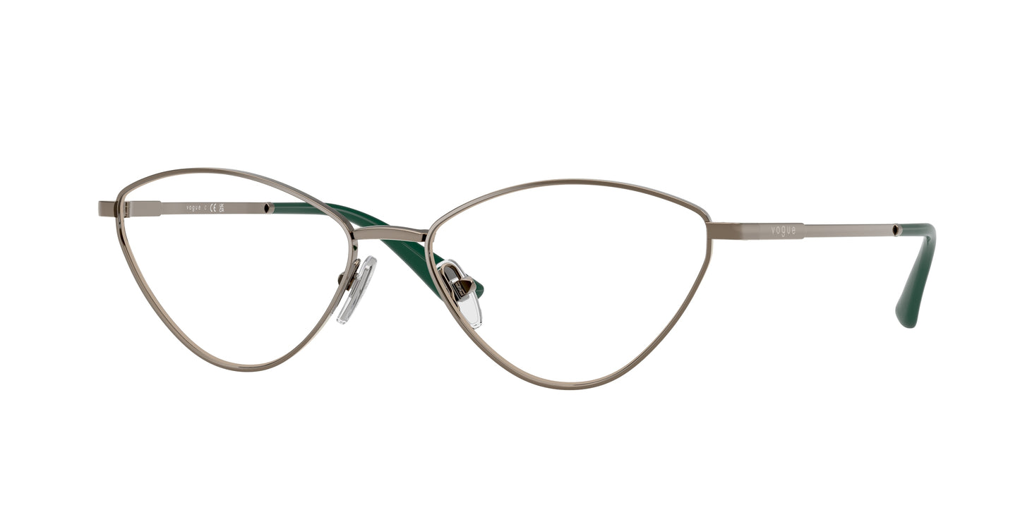 Vogue VO4325 Irregular Eyeglasses 5138-Light Brown 55-140-16 - Color Map Brown