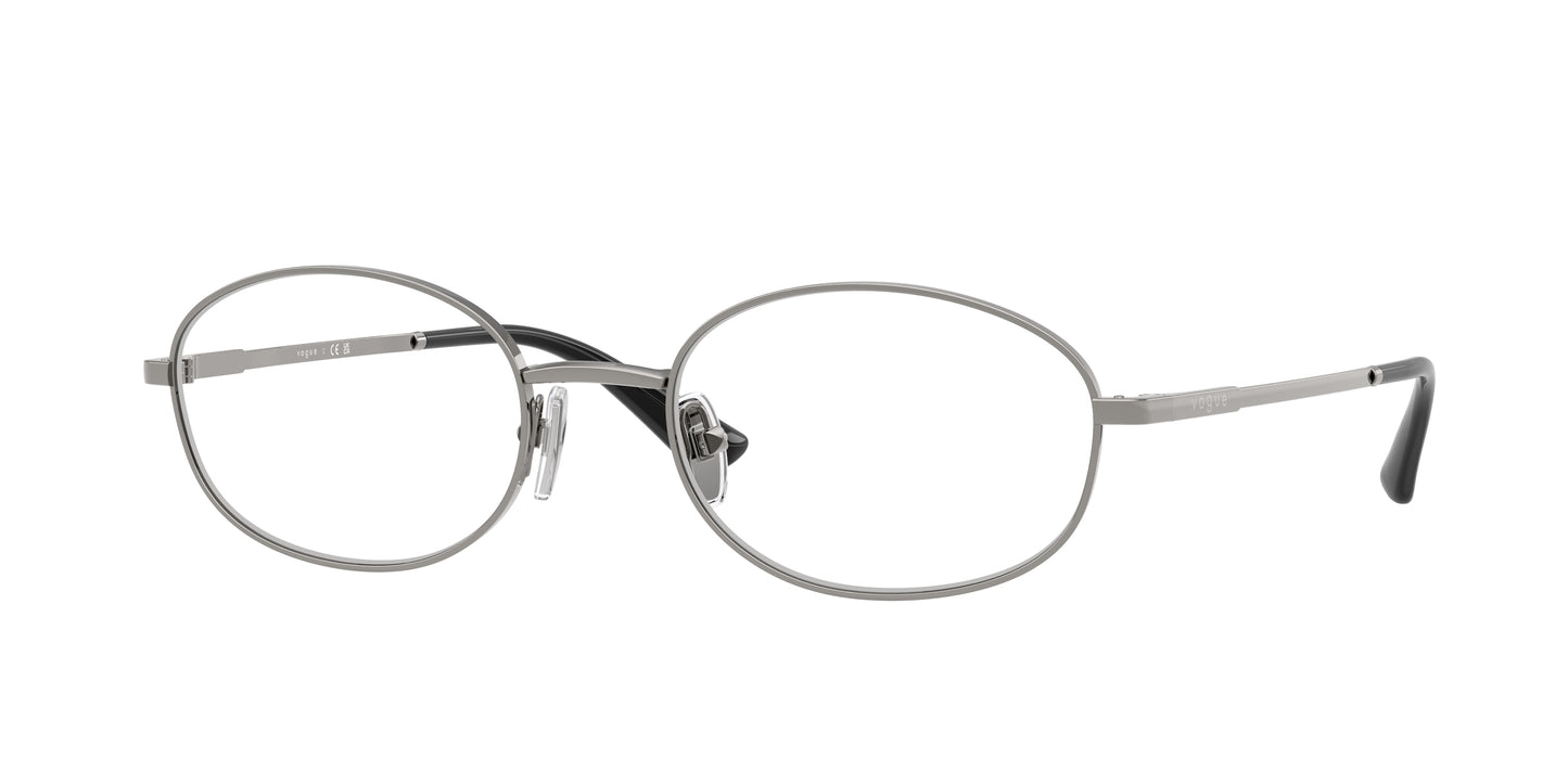 Vogue VO4326 Oval Eyeglasses 548-Gunmetal 54-140-20 - Color Map Grey