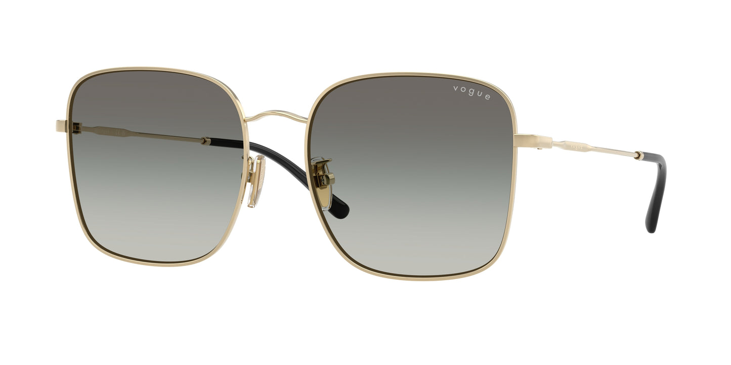Vogue VO4327SD Square Sunglasses 848/11-Pale Gold 57-145-18 - Color Map Gold