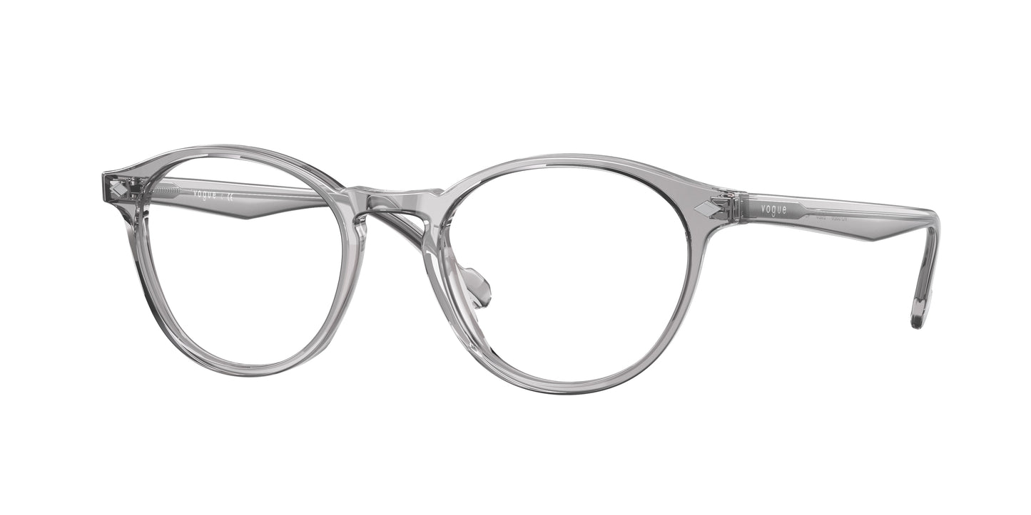 Vogue VO5326 Oval Eyeglasses 2820-Transparent Grey 51-145-19 - Color Map Grey
