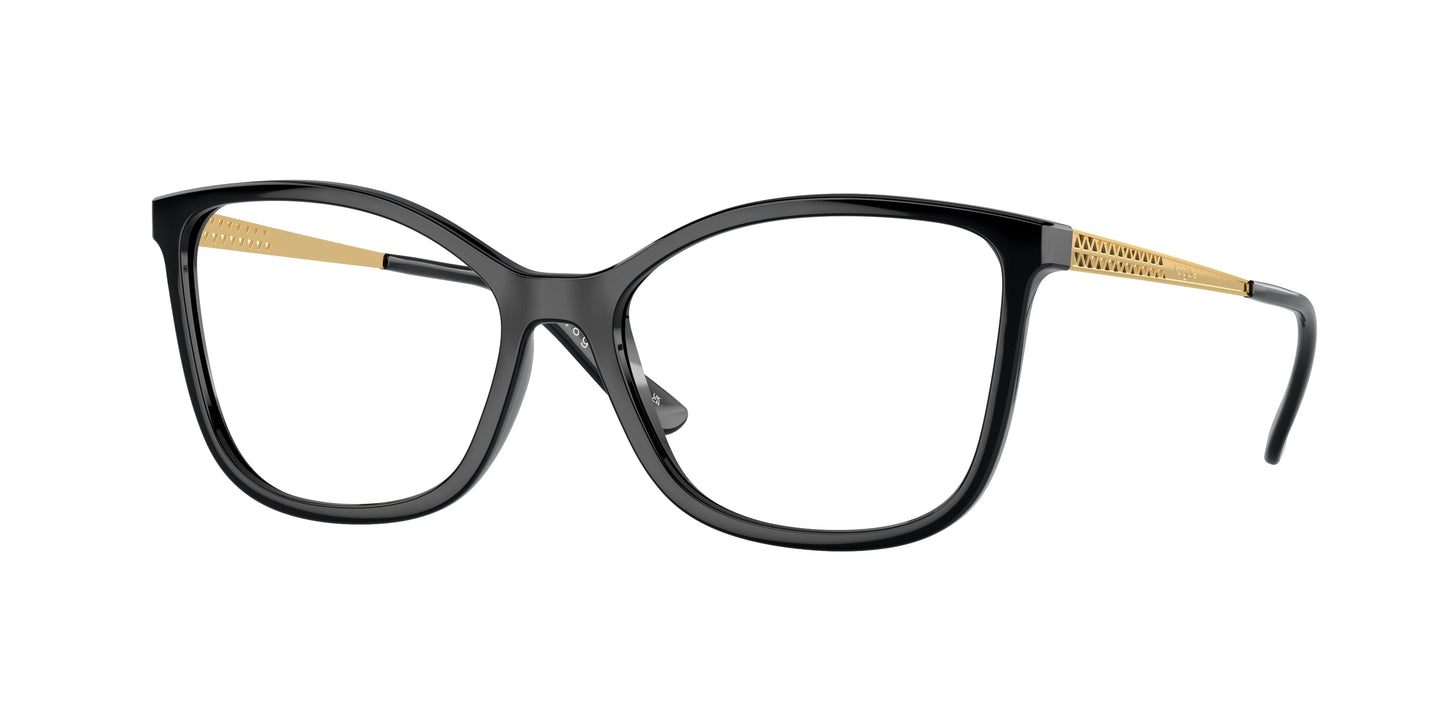 Vogue VO5334 Butterfly Eyeglasses W44-Black 54-140-16 - Color Map Black