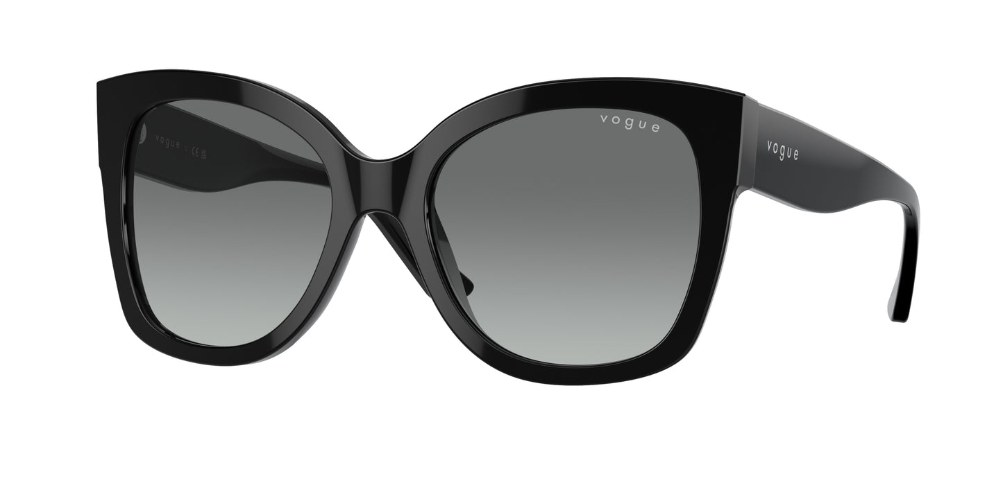 Vogue VO5338S Pillow Sunglasses W44/11-Black 54-140-19 - Color Map Black