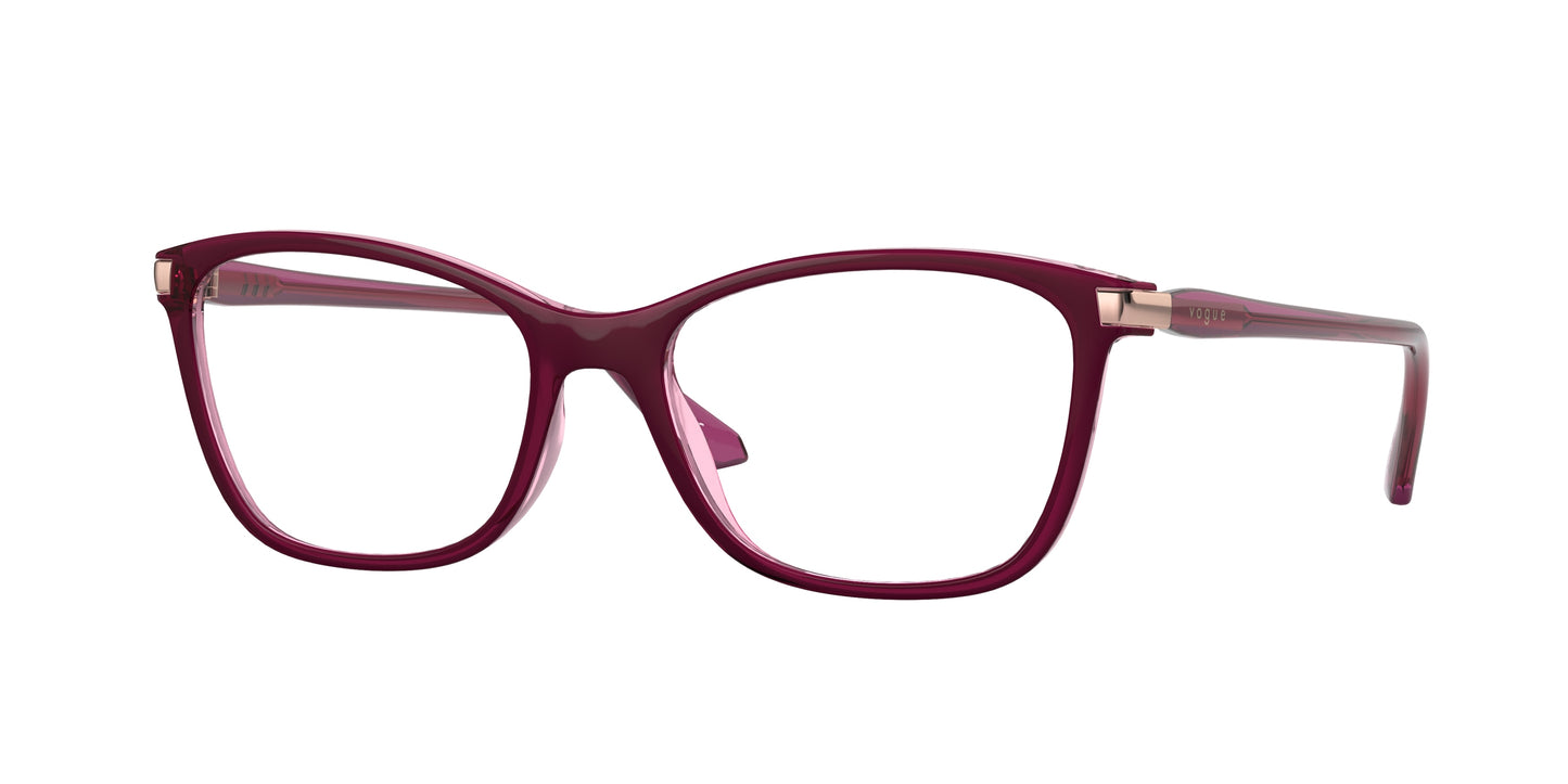 Vogue VO5378 Pillow Eyeglasses 2909-Top Violet/Pink 53-140-17 - Color Map Violet