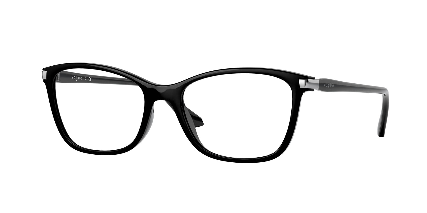 Vogue VO5378 Pillow Eyeglasses W44-Black 53-140-17 - Color Map Black