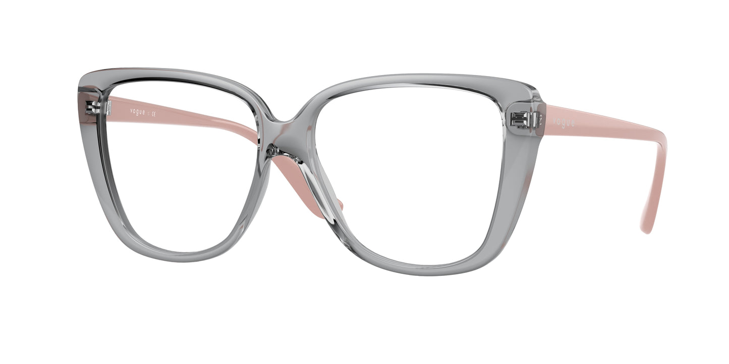 Vogue VO5413F Butterfly Eyeglasses 2820-Transparent Grey 54-140-14 - Color Map Grey