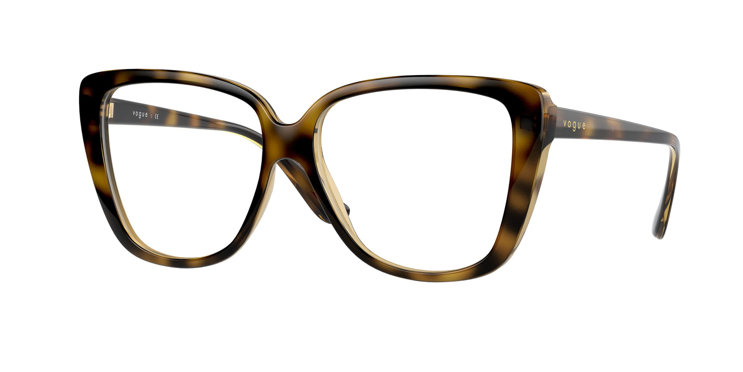 Vogue VO5413 Butterfly Eyeglasses W656-Dark Havana 54-140-14 - Color Map Brown