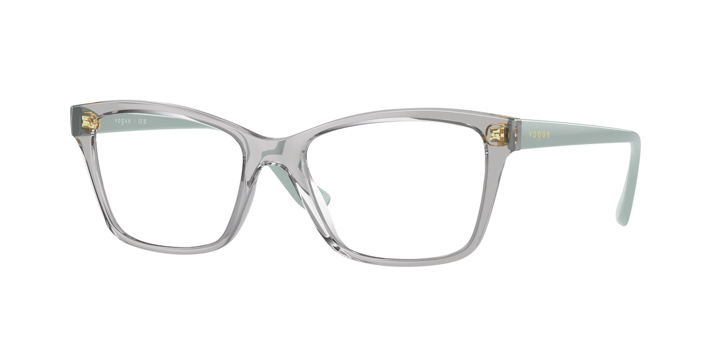 Vogue VO5420F Pillow Eyeglasses 2820-Transparent Grey 54-140-17 - Color Map Grey