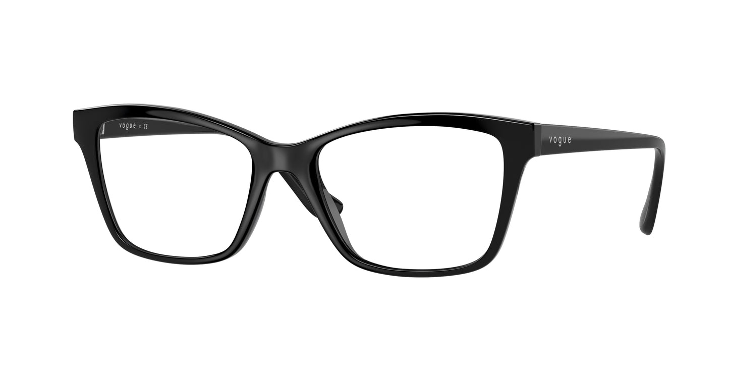 Vogue VO5420F Pillow Eyeglasses W44-Black 54-140-17 - Color Map Black