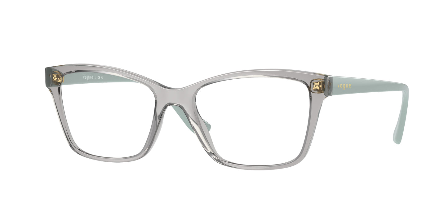 Vogue VO5420 Pillow Eyeglasses 2726-Transparent Grey 53-140-17 - Color Map Grey