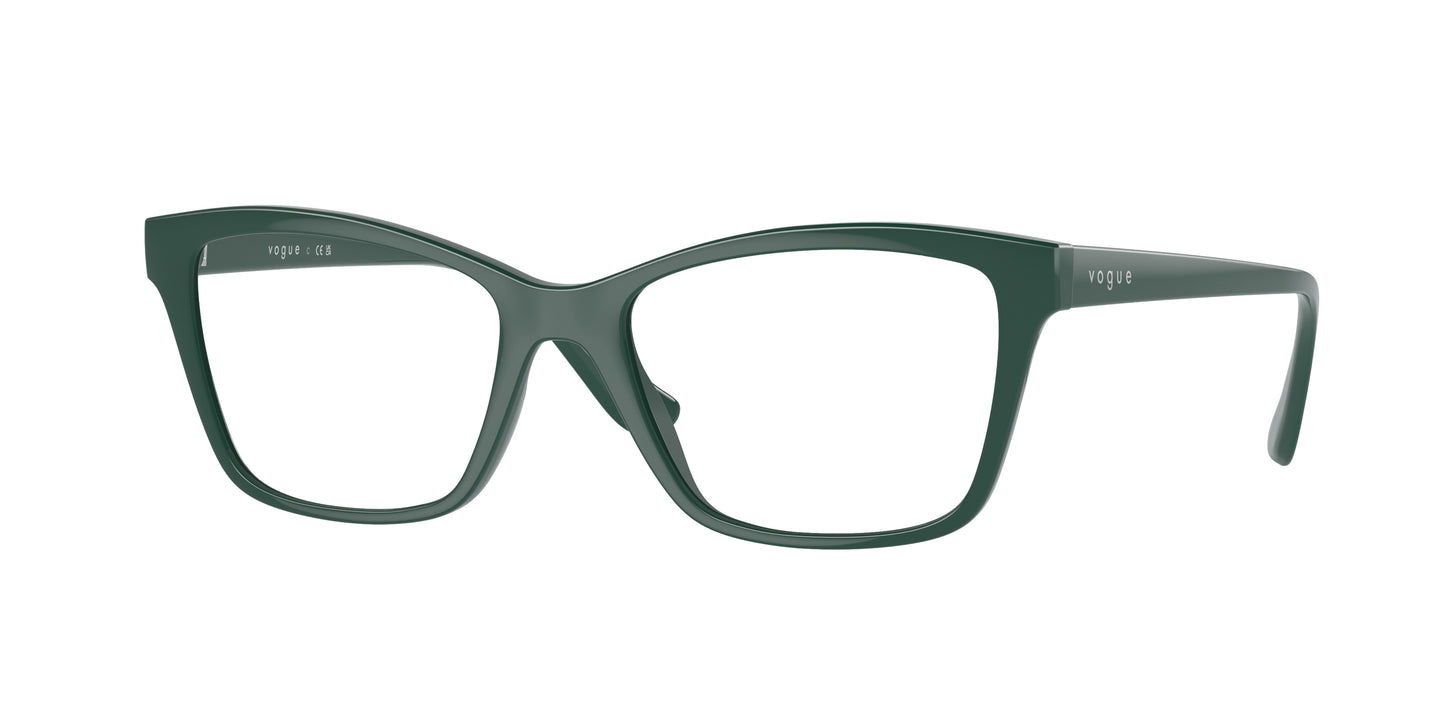 Vogue VO5420 Pillow Eyeglasses 3050-Full Dark Green 51-140-17 - Color Map Green