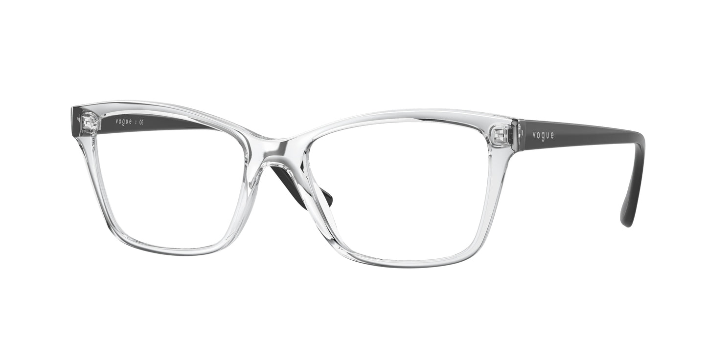 Vogue VO5420 Pillow Eyeglasses W745-Transparent 53-140-17 - Color Map Transparent