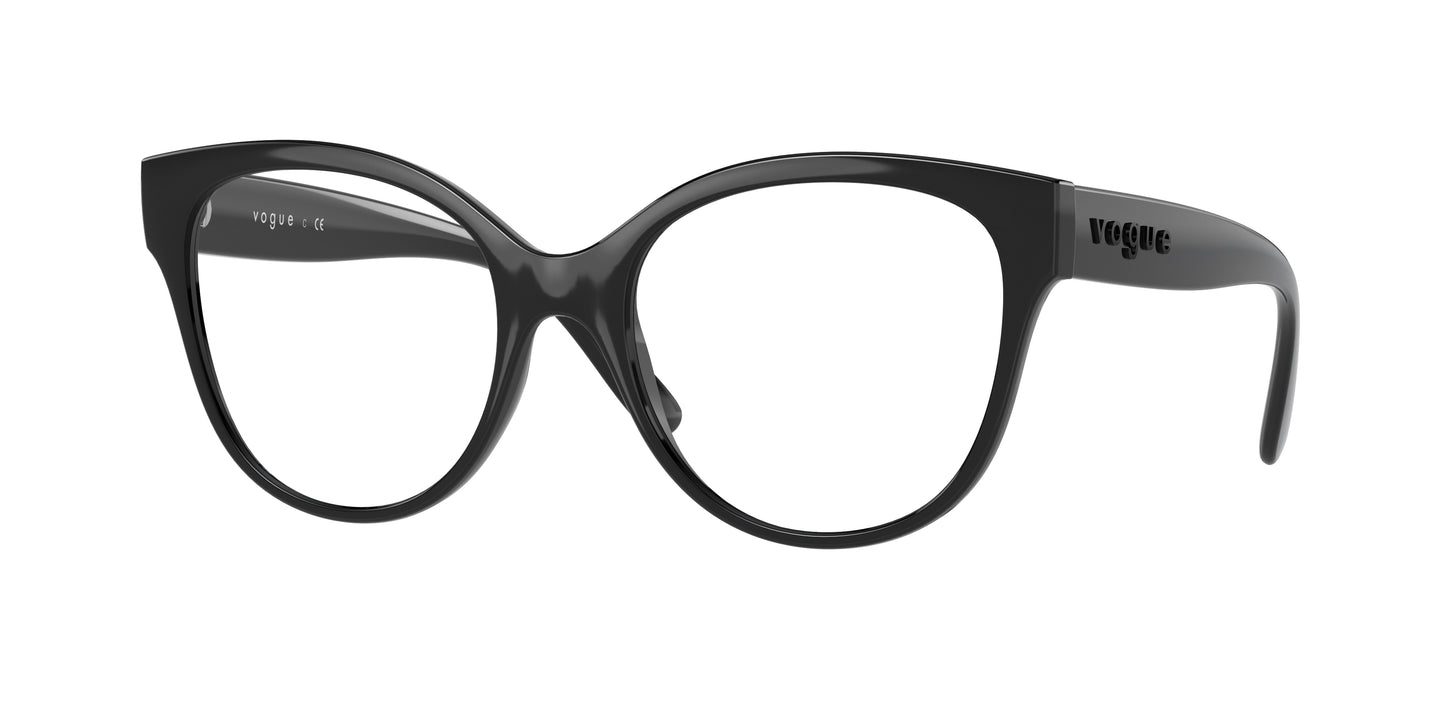 Vogue VO5421 Phantos Eyeglasses W44-Black 53-140-18 - Color Map Black
