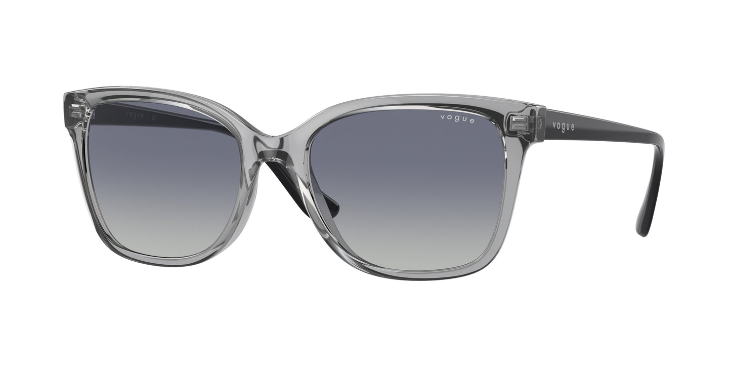 Vogue VO5426S Pillow Sunglasses 27264L-Transparent Grey 54-140-18 - Color Map Grey