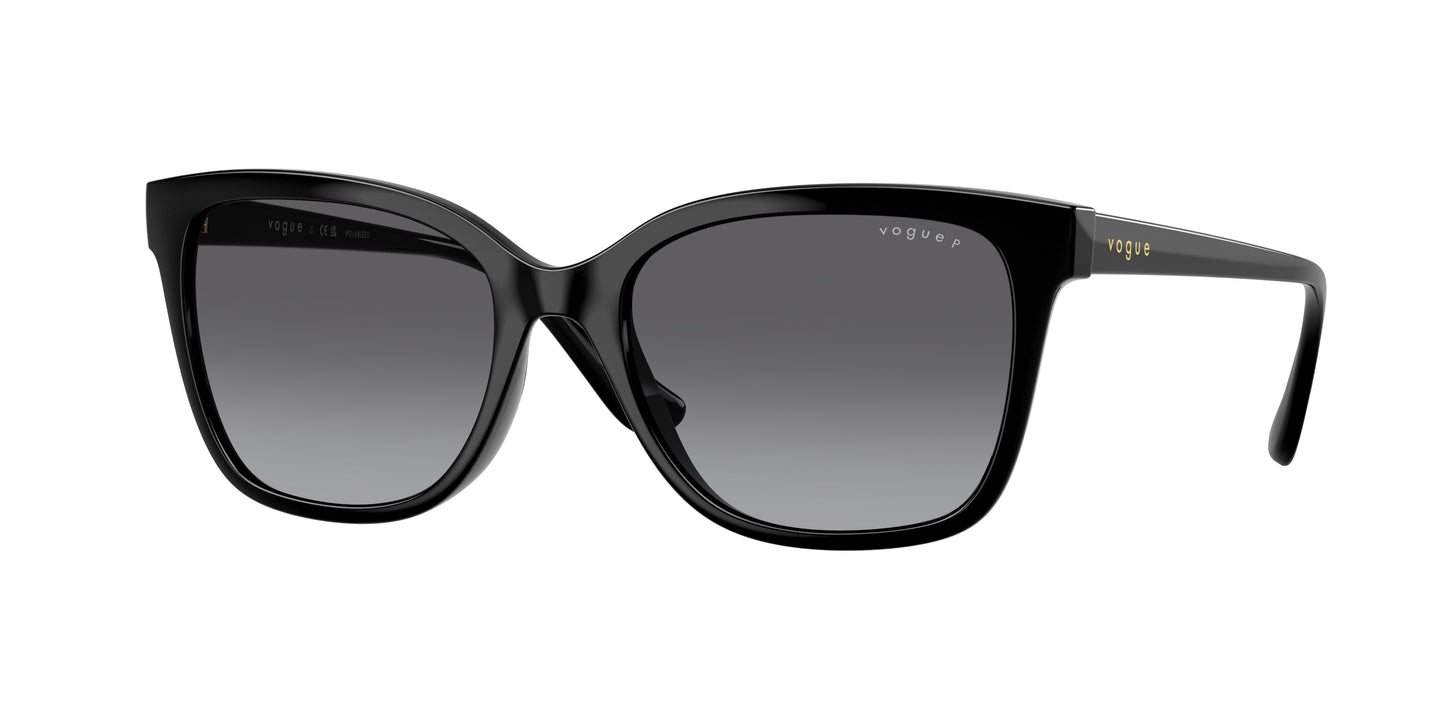 Vogue VO5426S Pillow Sunglasses W44/T3-Black 54-140-18 - Color Map Black
