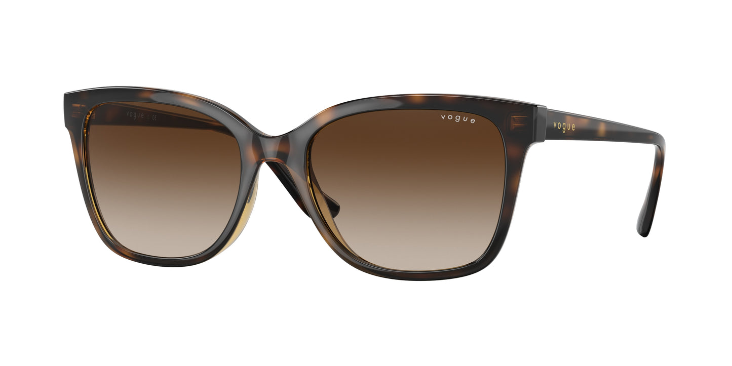Vogue VO5426S Pillow Sunglasses W65613-Dark Havana 54-140-18 - Color Map Brown