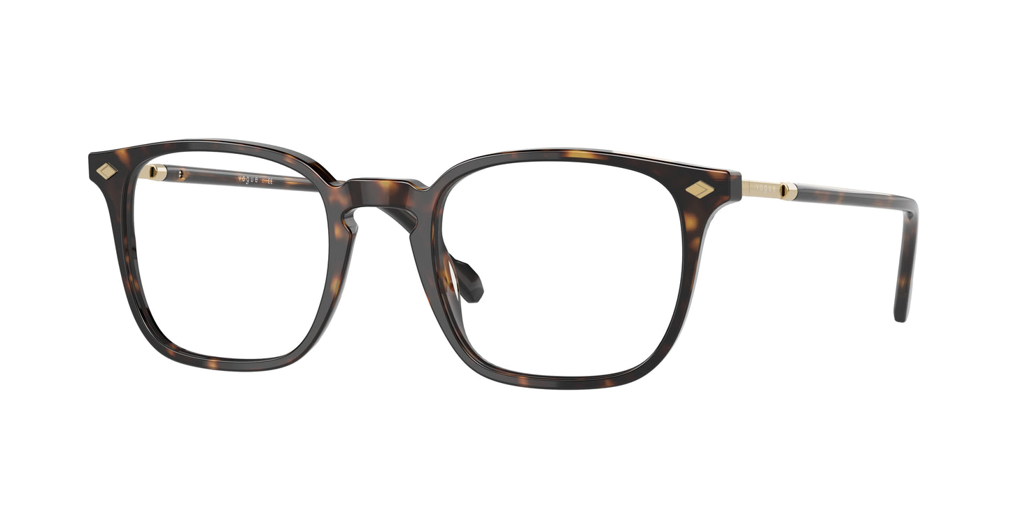 Vogue VO5433 Pillow Eyeglasses W656-Dark Havana 50-145-21 - Color Map Brown