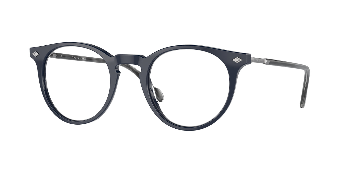 Vogue VO5434 Phantos Eyeglasses 2319-Full Dark Blue 49-145-22 - Color Map Blue