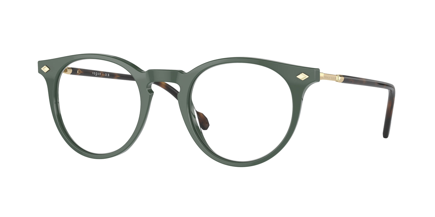 Vogue VO5434 Phantos Eyeglasses 3092-Dusty Green 49-145-22 - Color Map Green